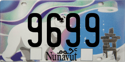 NU license plate 9699