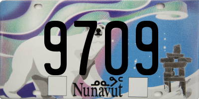 NU license plate 9709