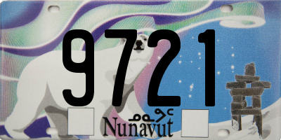 NU license plate 9721