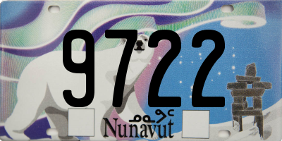 NU license plate 9722