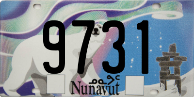 NU license plate 9731