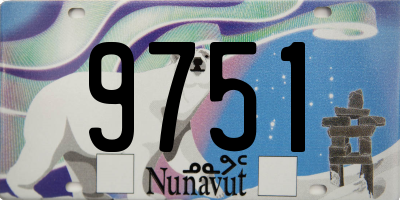 NU license plate 9751