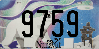 NU license plate 9759