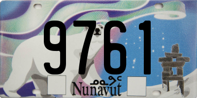 NU license plate 9761