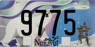 NU license plate 9775