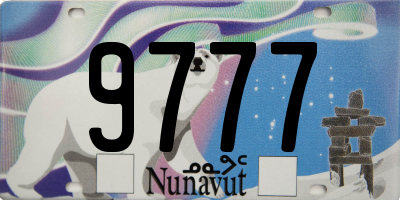 NU license plate 9777