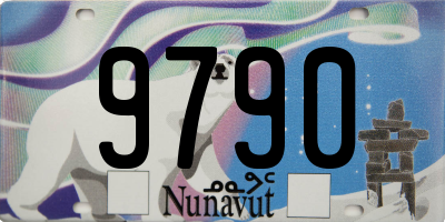 NU license plate 9790