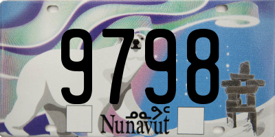 NU license plate 9798