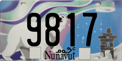 NU license plate 9817