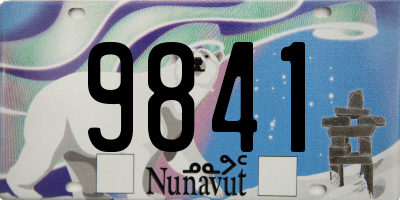 NU license plate 9841