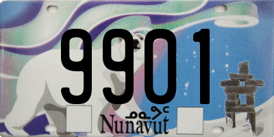 NU license plate 9901