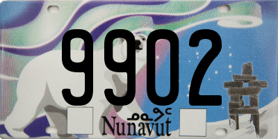 NU license plate 9902