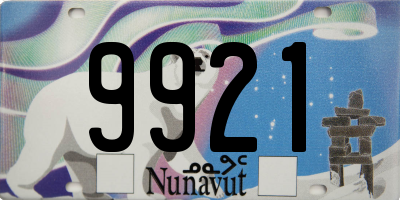 NU license plate 9921