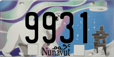 NU license plate 9931