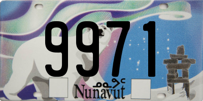 NU license plate 9971