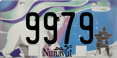 NU license plate 9979