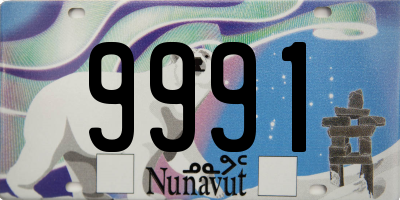 NU license plate 9991