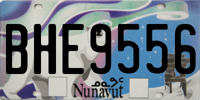 NU license plate BHE9556