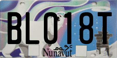 NU license plate BL018T