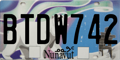 NU license plate BTDW742