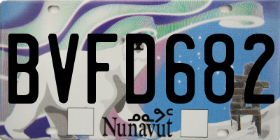 NU license plate BVFD682