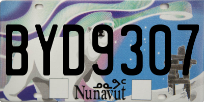 NU license plate BYD9307