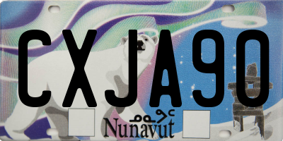 NU license plate CXJA90