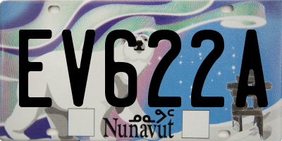 NU license plate EV622A