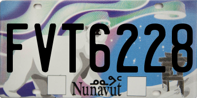 NU license plate FVT6228