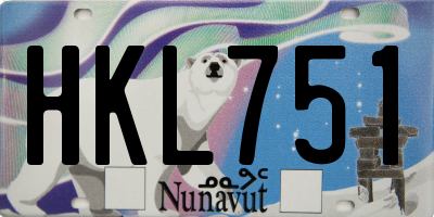 NU license plate HKL751