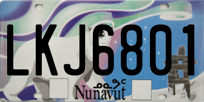 NU license plate LKJ6801