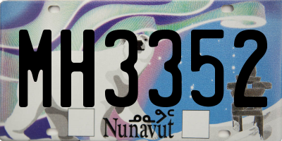 NU license plate MH3352