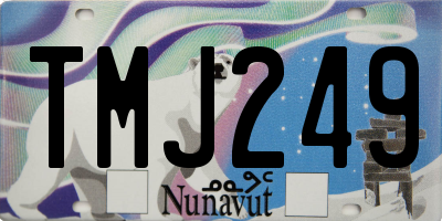 NU license plate TMJ249