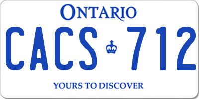 ON license plate CACS712