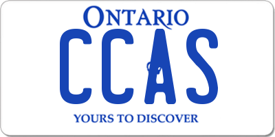 ON license plate CCAS