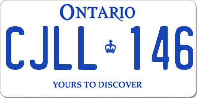 ON license plate CJLL146