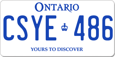 ON license plate CSYE486