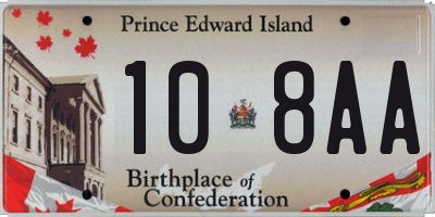 PE license plate 108AA