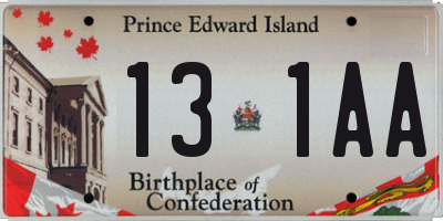 PE license plate 131AA