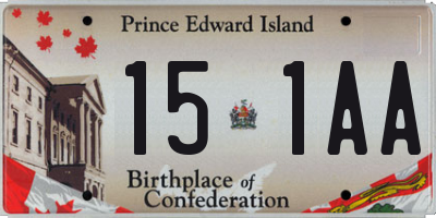 PE license plate 151AA