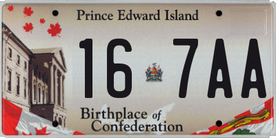 PE license plate 167AA