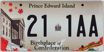 PE license plate 211AA