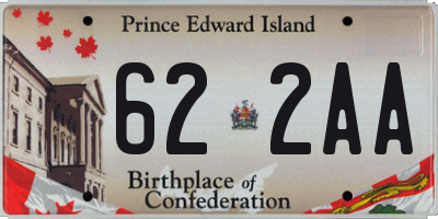 PE license plate 622AA