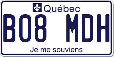 QC license plate B08MDH