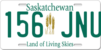 SK license plate 156JNU