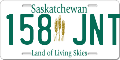 SK license plate 158JNT