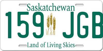 SK license plate 159JGB