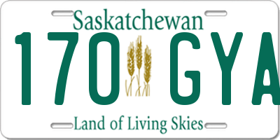 SK license plate 170GYA