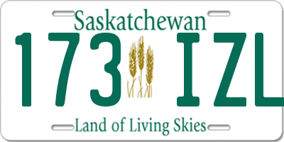 SK license plate 173IZL