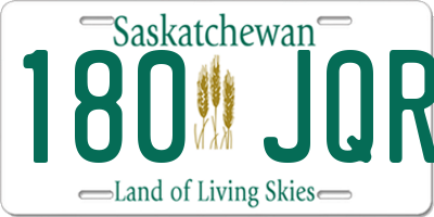 SK license plate 180JQR